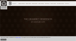 Desktop Screenshot of gramercyresidences.com